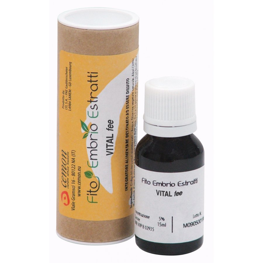 Fito Embrio Estratti - Vital 15ml, Integratore per il Tuo Benessere Generale