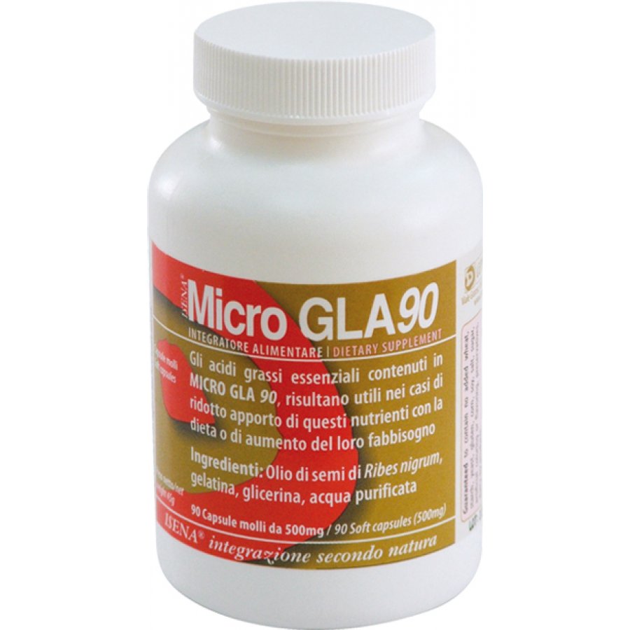 Micro Gla - 90 Capsule Molli 500mg, Integratore di Acidi Grassi Omega-3