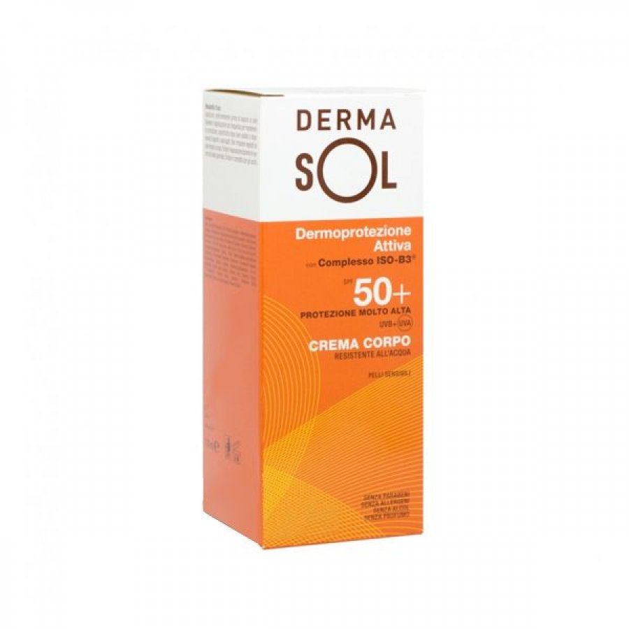 Dermasol Crema Corpo SPF50+ Dermoprotezione Attiva molto alta 100ml - Protezione solare avanzata