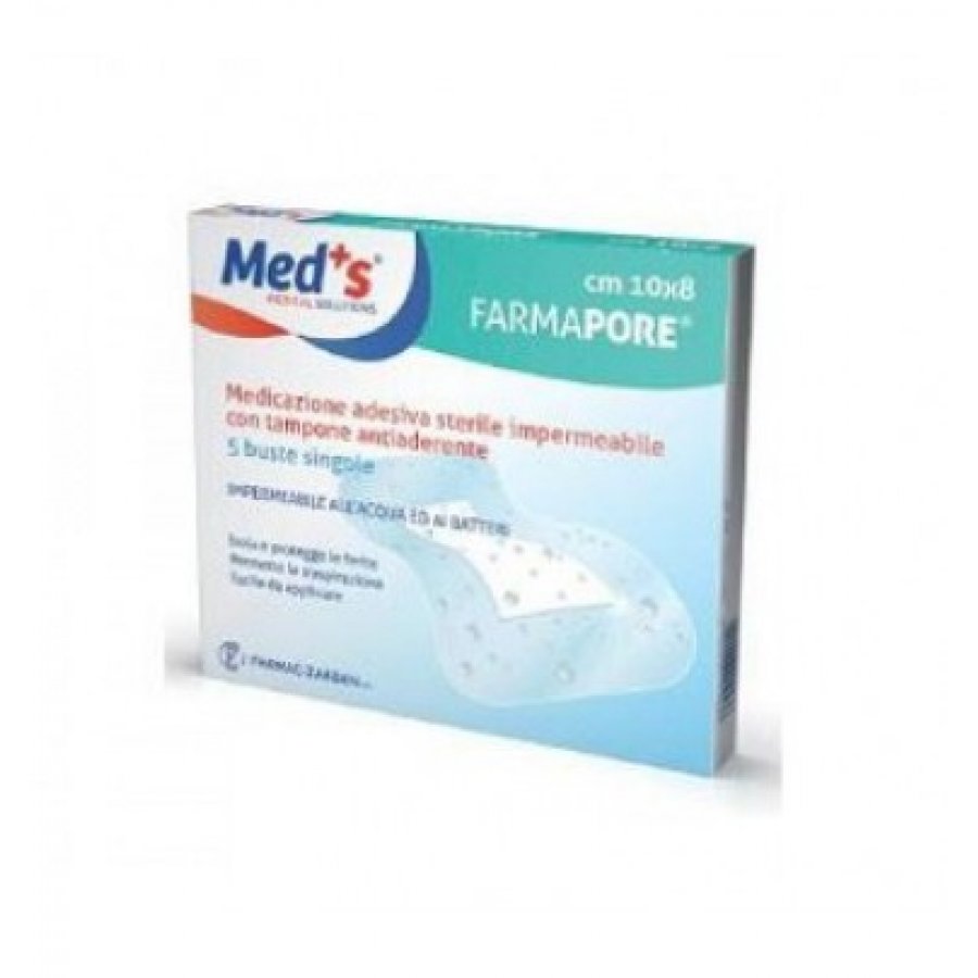  Med's Farmapore - Medicazione Adesiva In Striscia, 1 m x 10 cm, 1 Pezzo