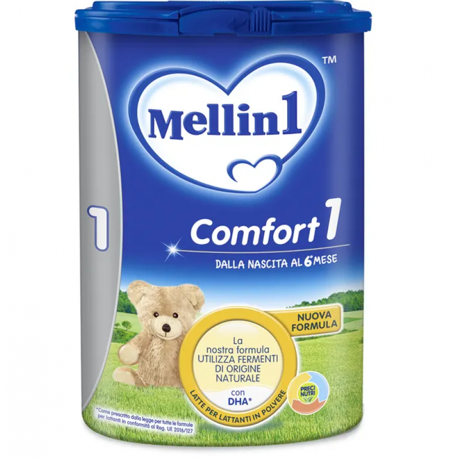 Mellin Comfort 1 - Latte in Polvere 800g per Lattanti