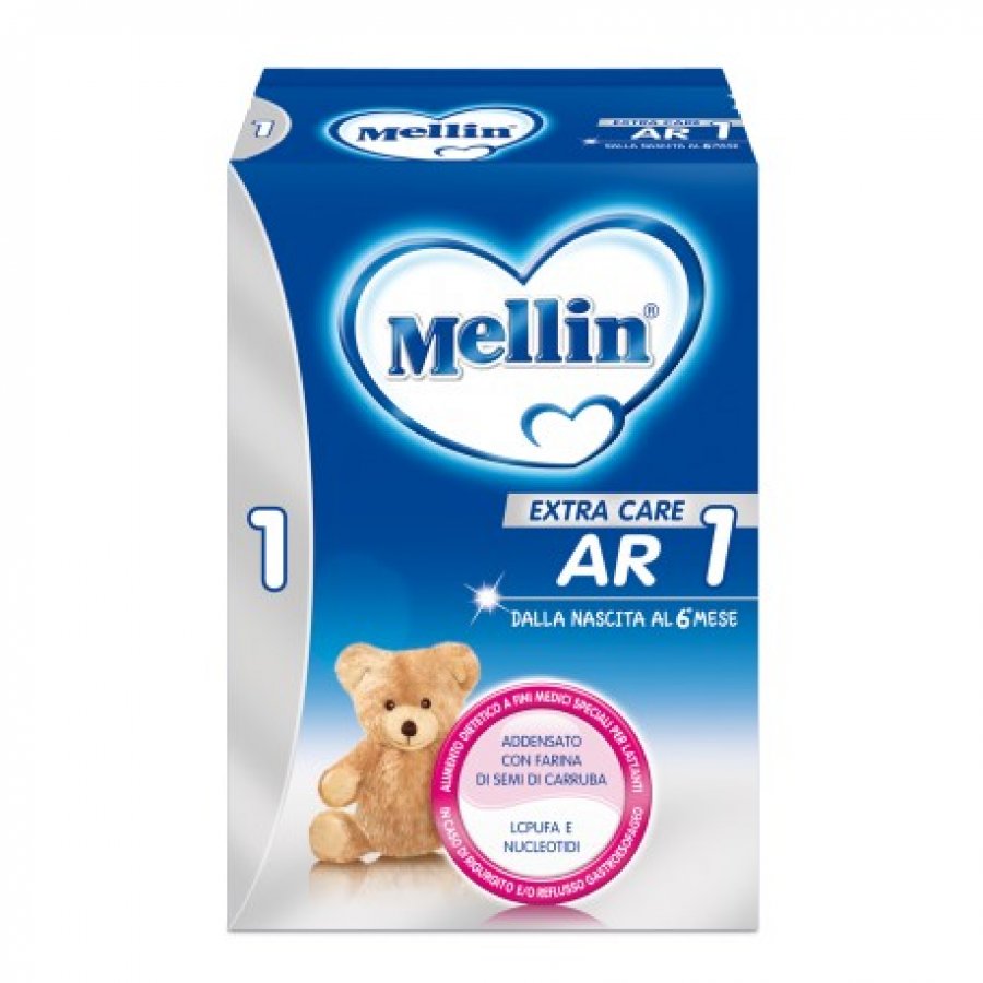 Mellin AR Extra Care 1 Latte in Polvere 400g - Alimento per Neonati con Reflusso