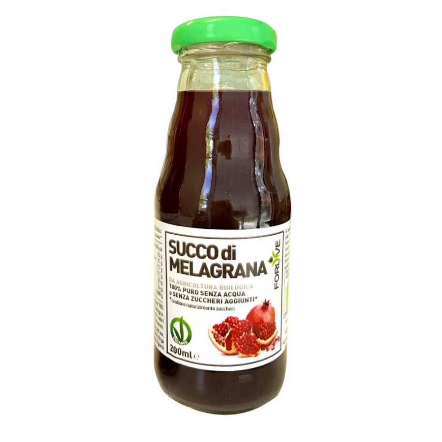 Forlive Succo di Melograno 100% Naturale - 200ml, Antiossidante e Ricco di Nutrienti