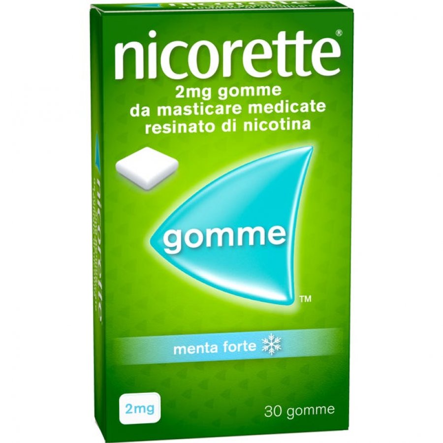 Nicorette - 30 Gomme Da Masticare 2 mg Menta Forte
