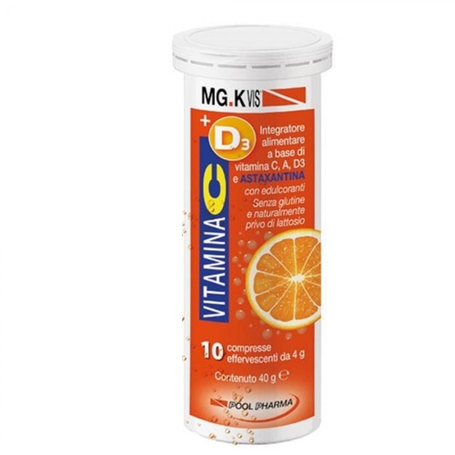 Mgk Vis Vitamina C+ D3 10 Compresse Effervescenti