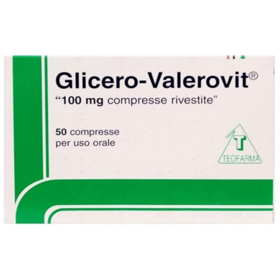 GLICEROVALEROVIT*50CPR RIV 100MG