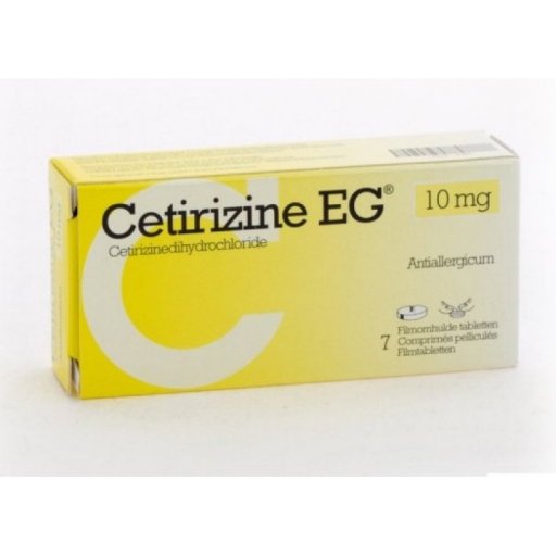 CETIRIZINA EG*7CPR RIV 10MG