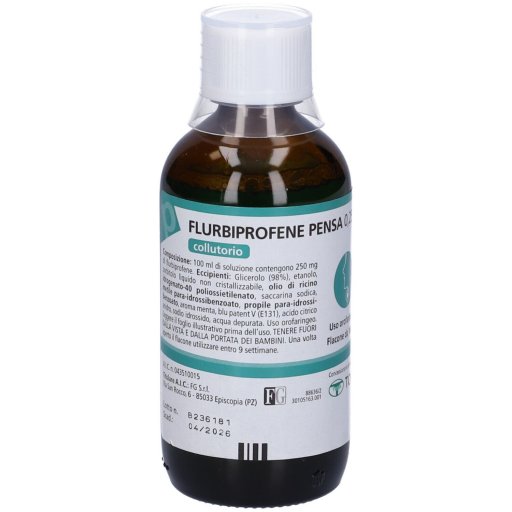 FLURBIPROFENE FG*COLLUT 160ML