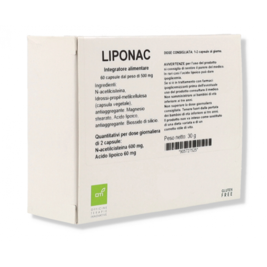 LIPONAC 60 Cps 600mg Oti