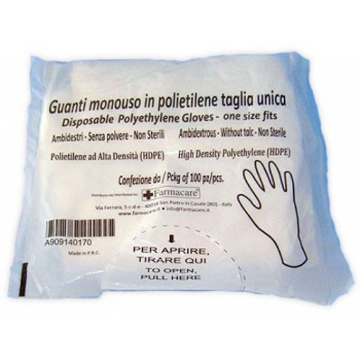 FARMACARE Guanti Monouso PVC 100pz