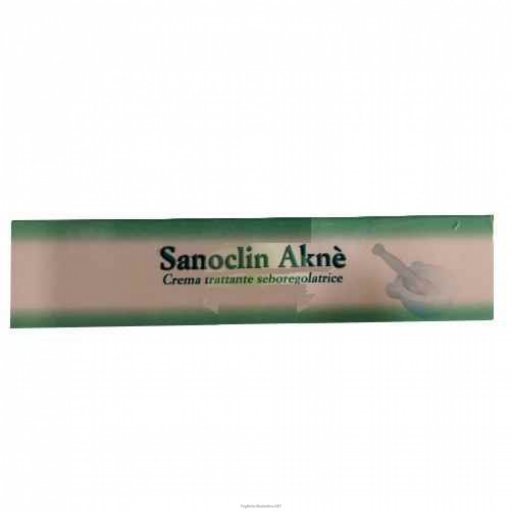 Sanoclin Aknè Crema Seboregolatrice 30 ml - Antiacne e Protezione SPF30