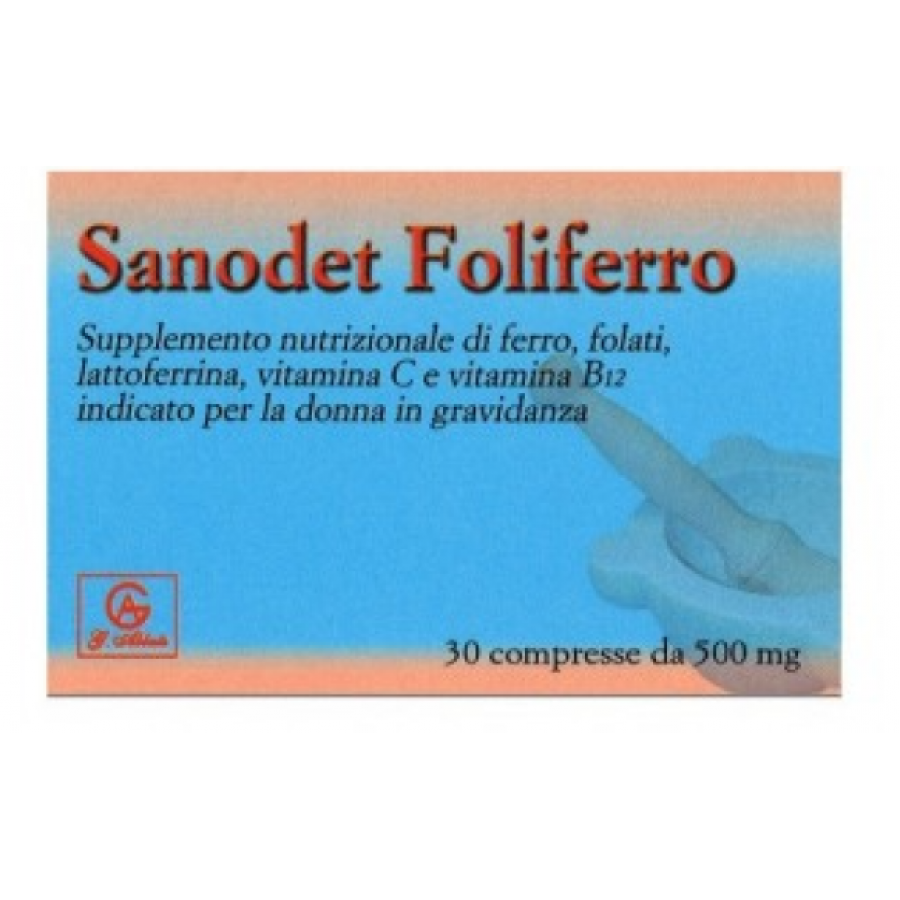 SANODET Foliferro 30 Cpr 500mg
