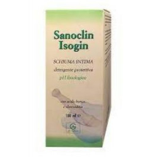 Sanoclin Isogin Schiuma Intima 100 ml - Detergente Delicato con Acido Borico