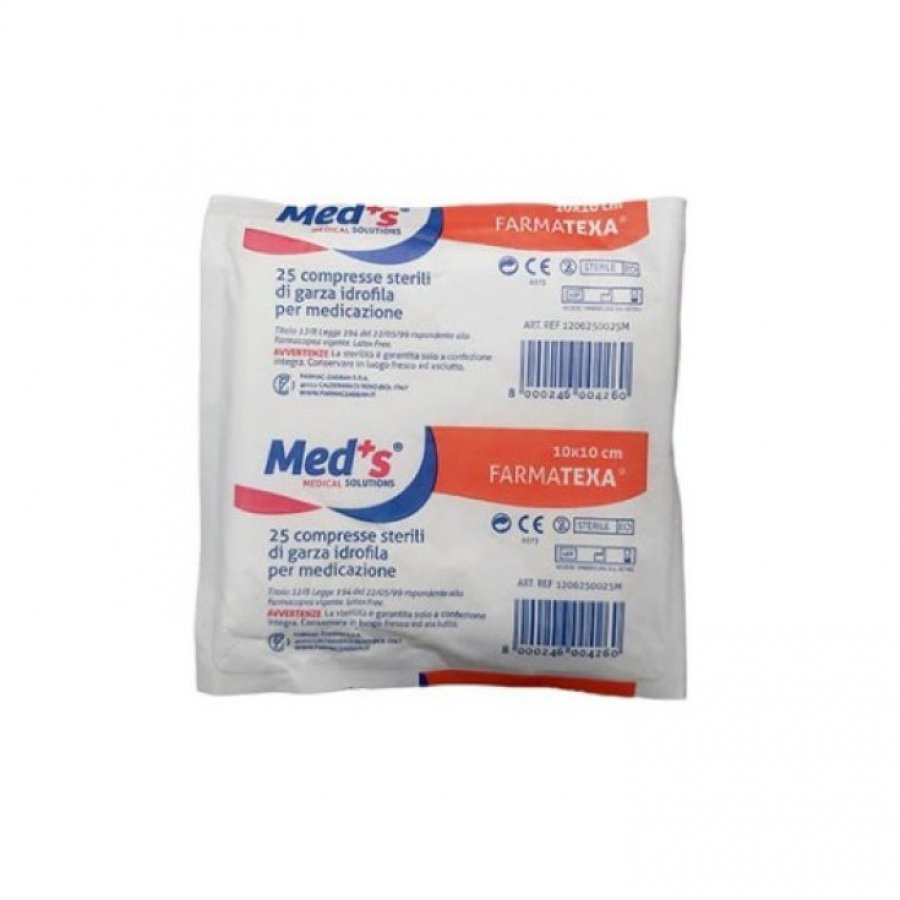 GARZA MEDS TNT 10X10CM 25PZ