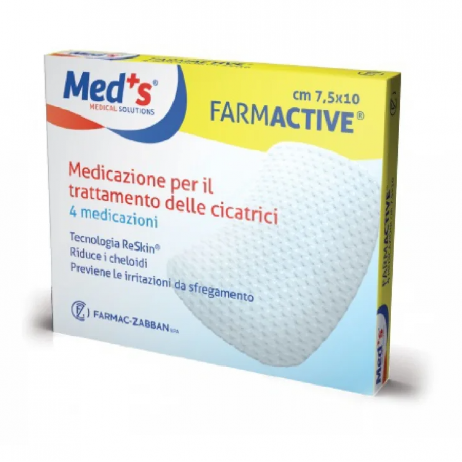 FARMACTIVE CICATRICI 7,5X10 4P