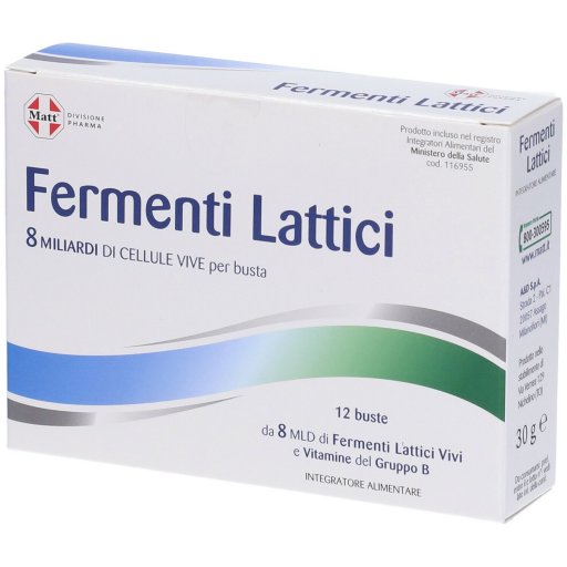 Matt Pharma, Fermenti Lattici, 12 Bustine