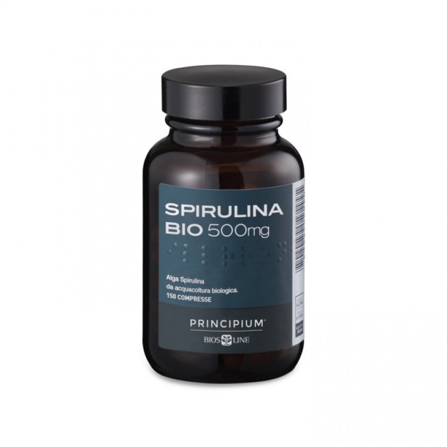 Principium Spirulina Bio 150 Compresse - Integratore Alimentare per la Vitalità Naturale