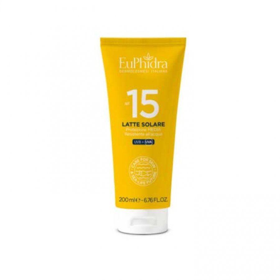 Euphidra Ka Latte Solare SPF15 200ml - Latte Solare a Protezione Media