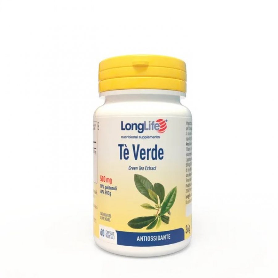 LONGLIFE TE VERDE 60 Cps 500mg