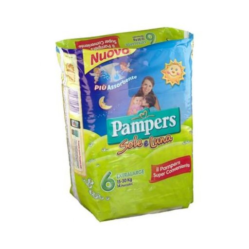 PAMPERS SOLE&LUNA XL 14PZ 9302