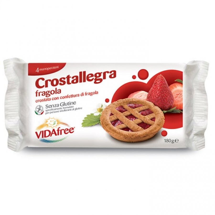 VIDAFREE Crostallegra Fragola 180g
