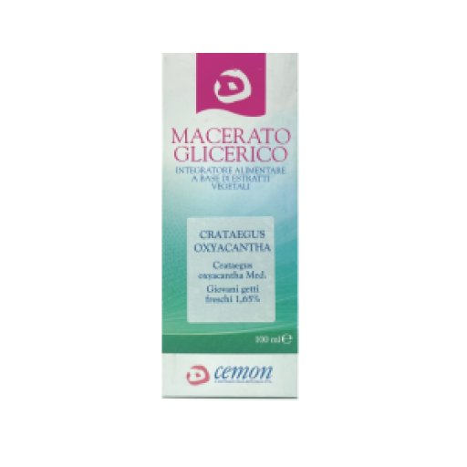 Crataegus Oxycantha Giovani Getti Freschi - Macerato Glicerico 100ml, Integratore Alimentare