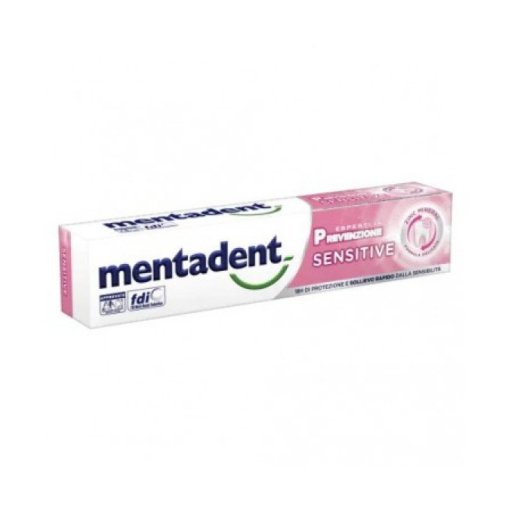 Mentadent Sensitive 75ml - Dentifricio per Sensibilità Gengive, Rapido Sollievo dalla Sensibilità