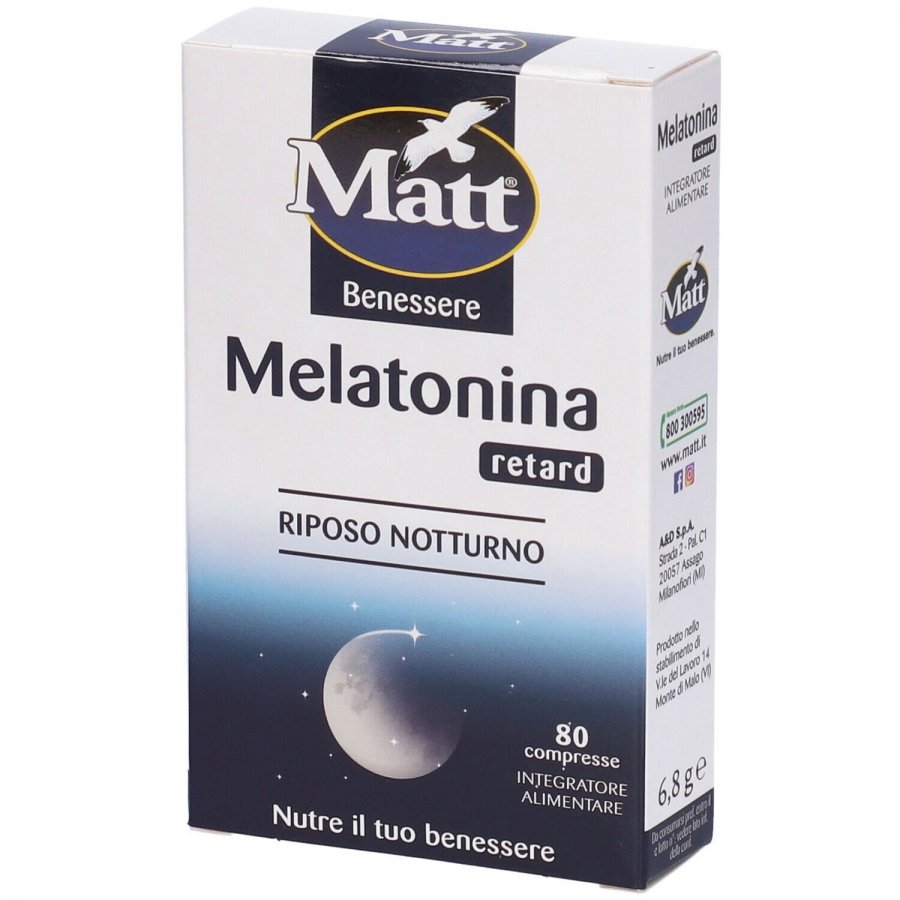 MATT BEN Melatonina Ret.80Cpr