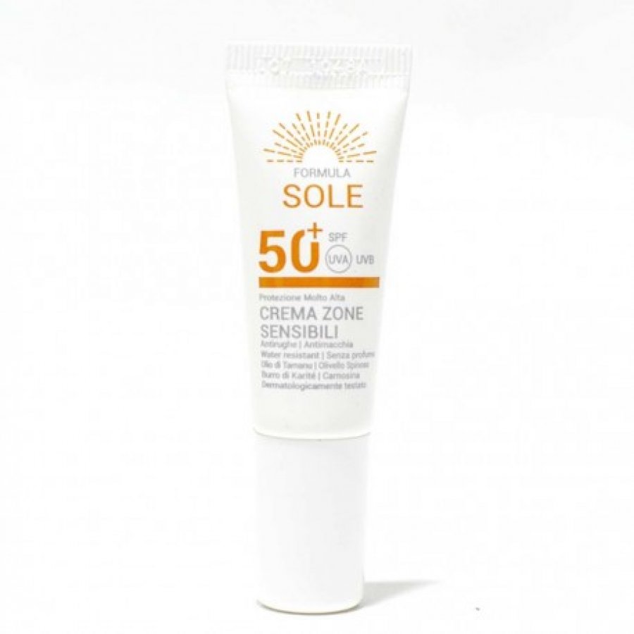 Formula Sole Crema Zone Sensibili SPF50+ 10ml - Crema Solare Antirughe e Antimacchia