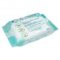 A+cure Igiene Intima Fresca, 20 Salviette, Mentolo e Acido Lattico