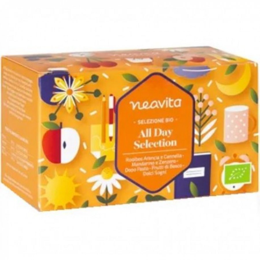 Neavita All Day Selection Selezione Infusi/Tisane Bio 20 Filtri - Selezione Infusi/Tisane Bio