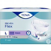 Tena Flex Maxi Pannolone a Cintura Large 22 Pezzi - Soluzione Avanzata per l'Incontinenza con Tecnologia FeelDry Advanced