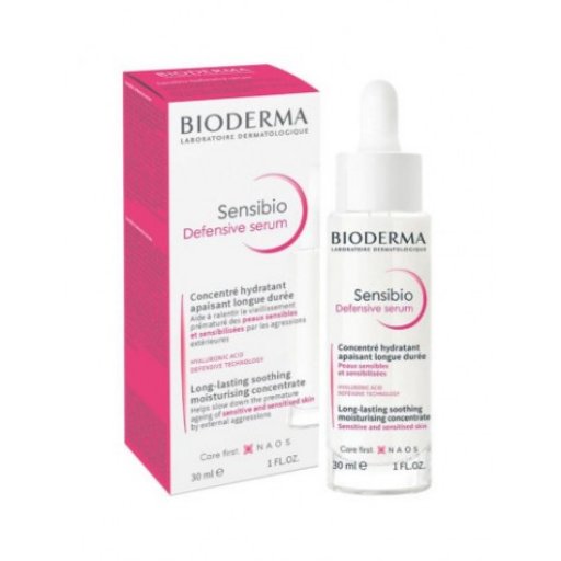 Bioderma Sensibio Defensive Siero Idratante/Lenitivo 30ml - Concentrato Idratante Lenitivo A Lunga Durata
