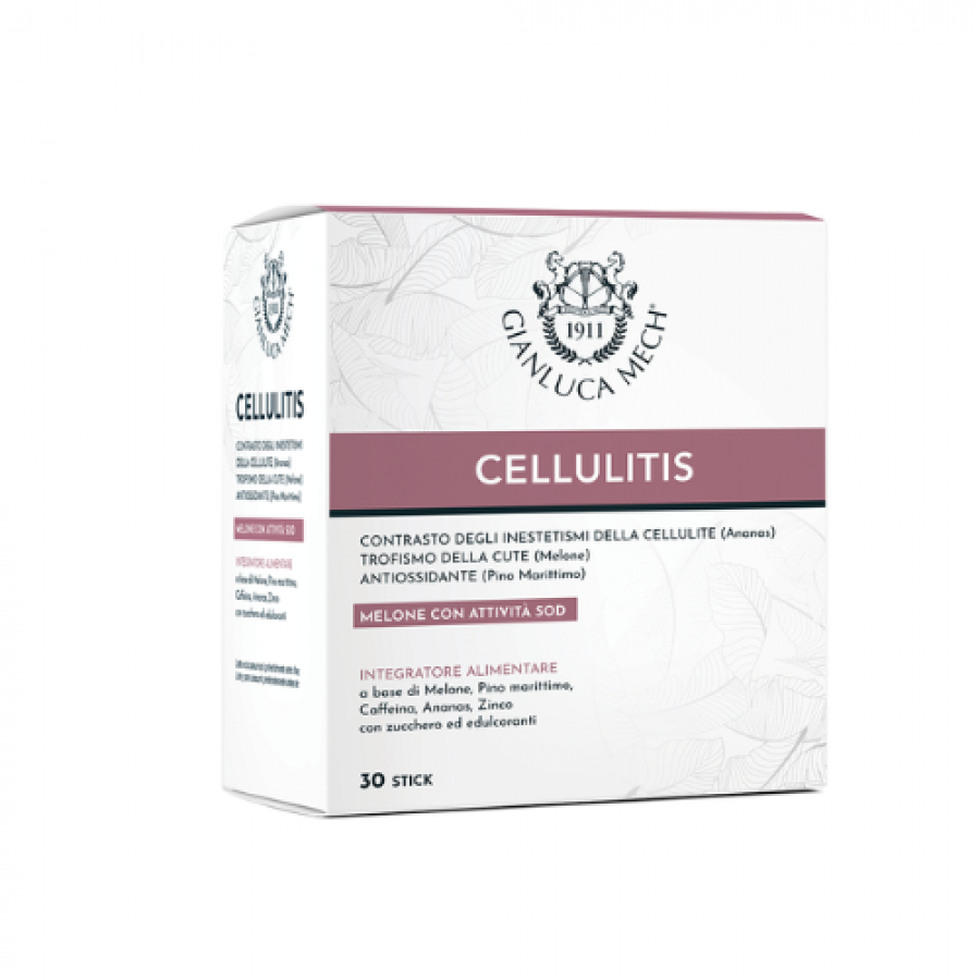 Gianluca Mech Cellulitis 30 Stick da 6g - Integratore per la Cellulite