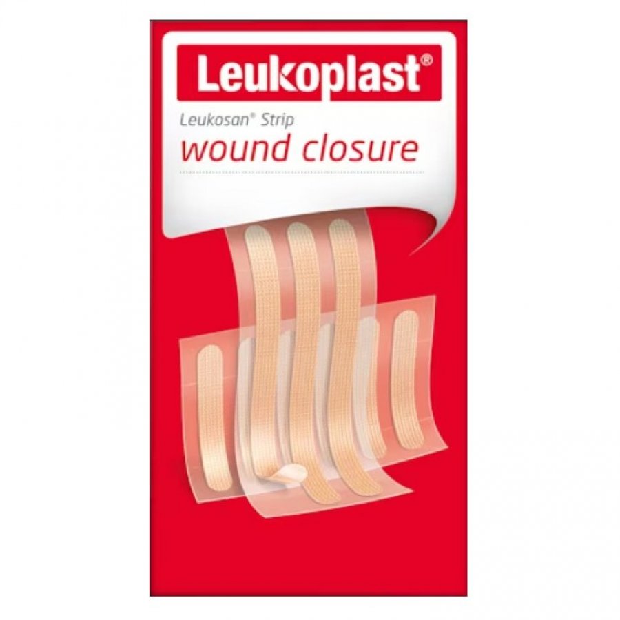 Leukoplast Cerotto Wound Closure Strip 12X100mm - Confezione da 2 Buste con 6 Cerotti ciascuna