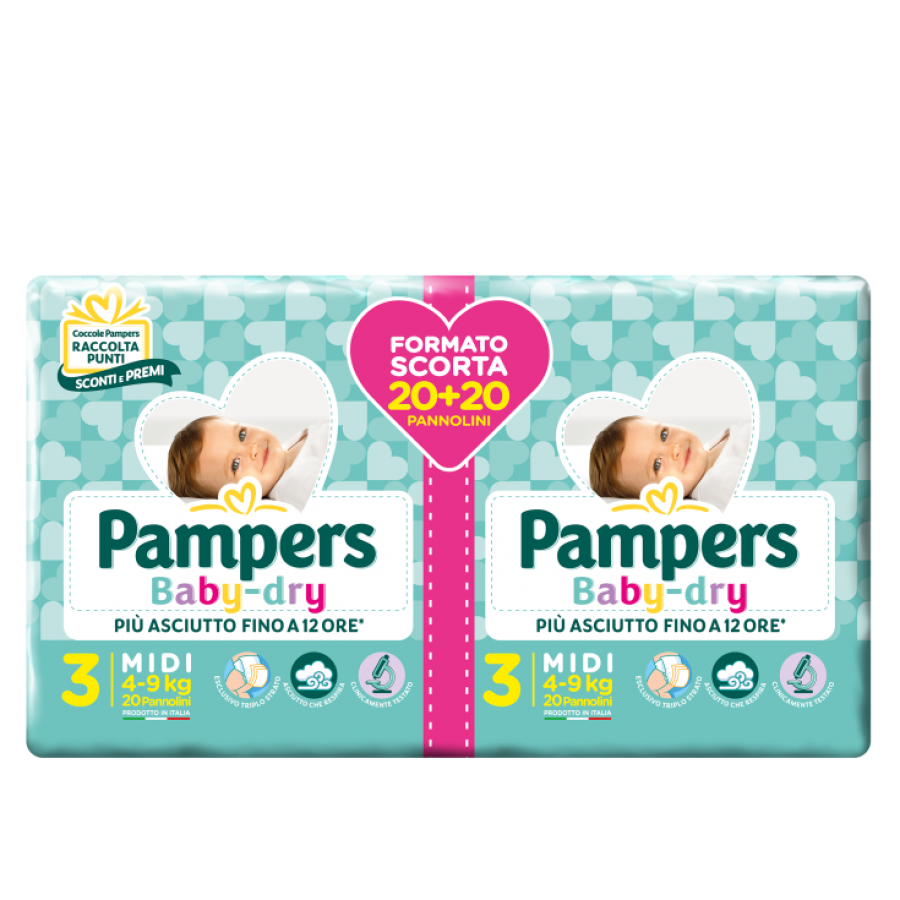 PAMPERS BD DUO DOWNCOUNT M 40P