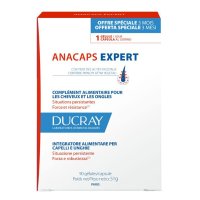 Ducray, Anacaps Expert Capelli e Unghie Caduta Persistente, 90 capsule