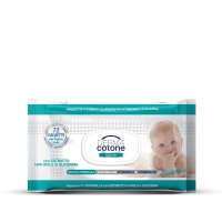 DERMA Cotone Baby Line Salviette Camomilla Miele e Glicerina, 72 Pezzi