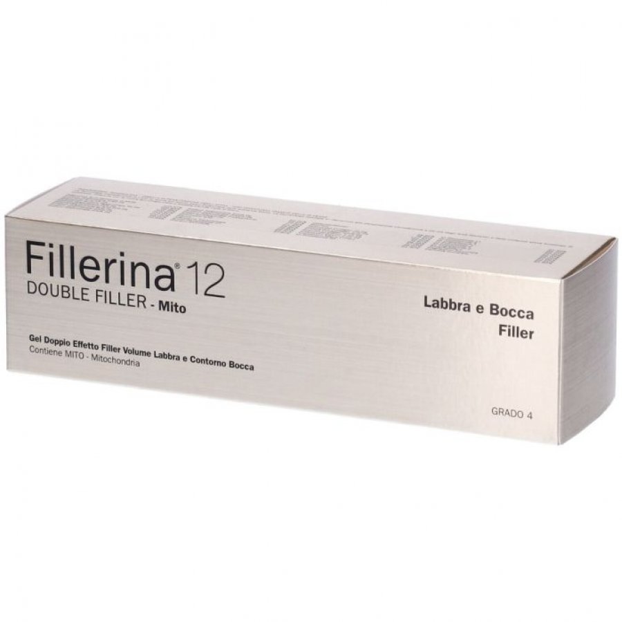 Fillerina 12 Double Filler MITO Labbra e Bocca Grado 4, 7 ml, Volumizzante e Levigante