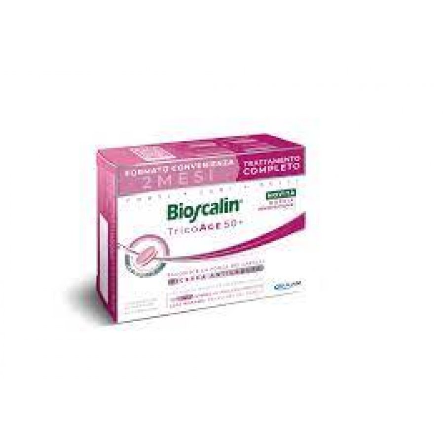 Bioscalin Tricoage Trattamento Completo 60 Compresse - Integratore TricoAGE 50+ per capelli indeboliti