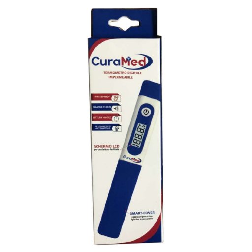 Cura Farma Termometro Digitale Digit Plus Curamed – Termometro Resistente ai Liquidi, Misurazioni Veloci e Affidabili