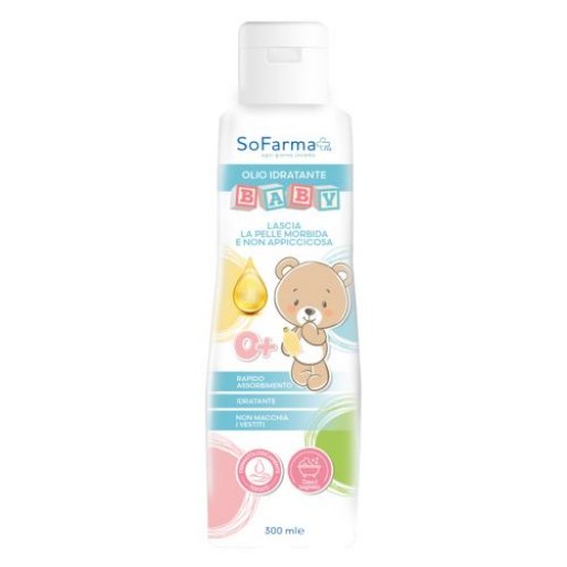 Sofarmapiù Olio Corpo/Bagno Baby 300ml - Idratazione e Coccole per il Tuo Bambino