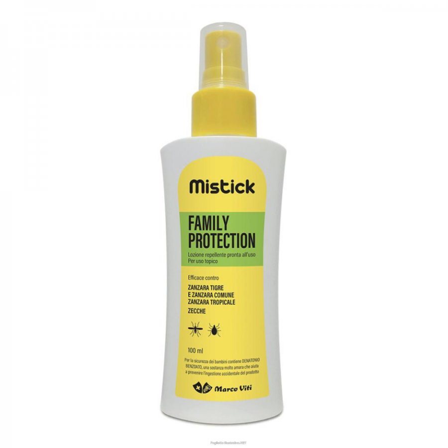 Mistick Family Spray Repellente 100ml - Protezione Contro Zecche e Zanzare