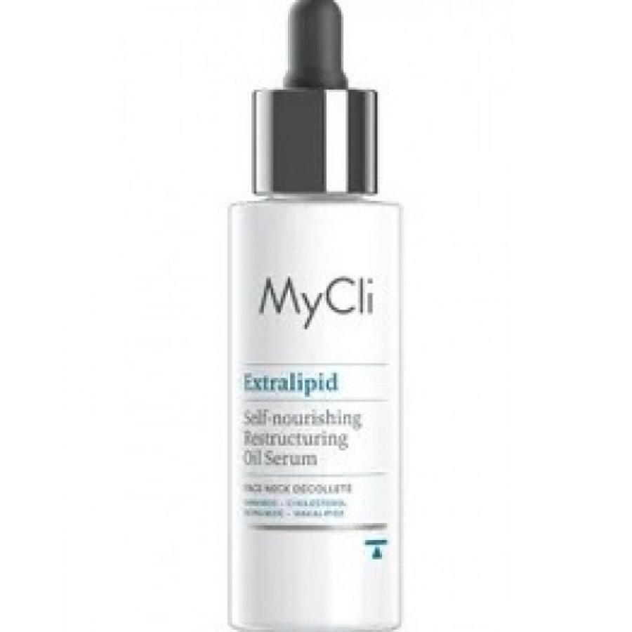 MyCli - Extralipid Siero Olio Nutriente Ristrutturante 30ml per Pelli Normali, Secche e Molto Secche