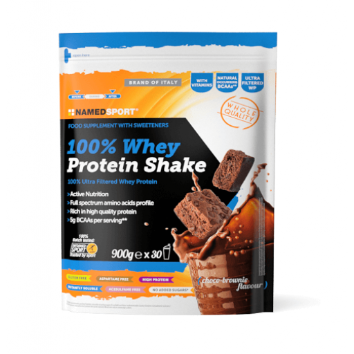 Named Sport - 100% Whey Protein Shake Choco Brownie 900g