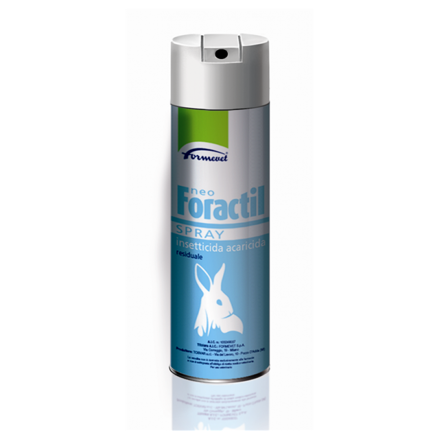 Neo Foractil Spray Insetticida per Conigli 250ml - Protezione efficace contro parassiti e insetti