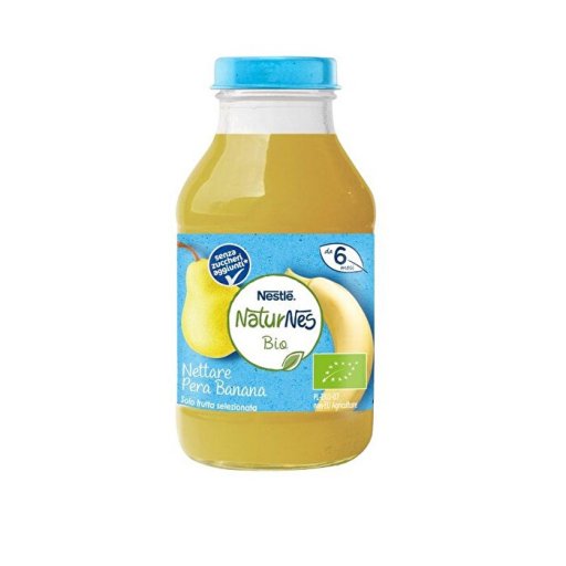 Nestlé Naturnes Bio Nettare Pera e Banana 200ml - Alimentazione Biologica per Bambini
