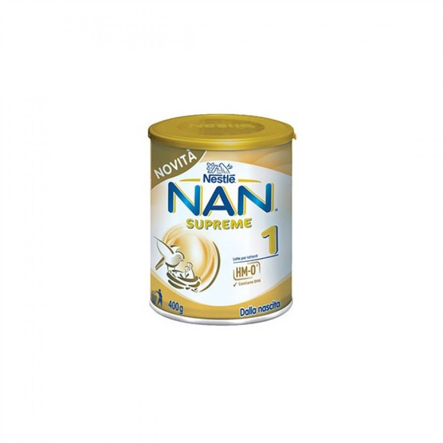 Nestlé Nan Supreme 1 400g - Latte in Polvere per Lattanti da 0 a 6 Mesi