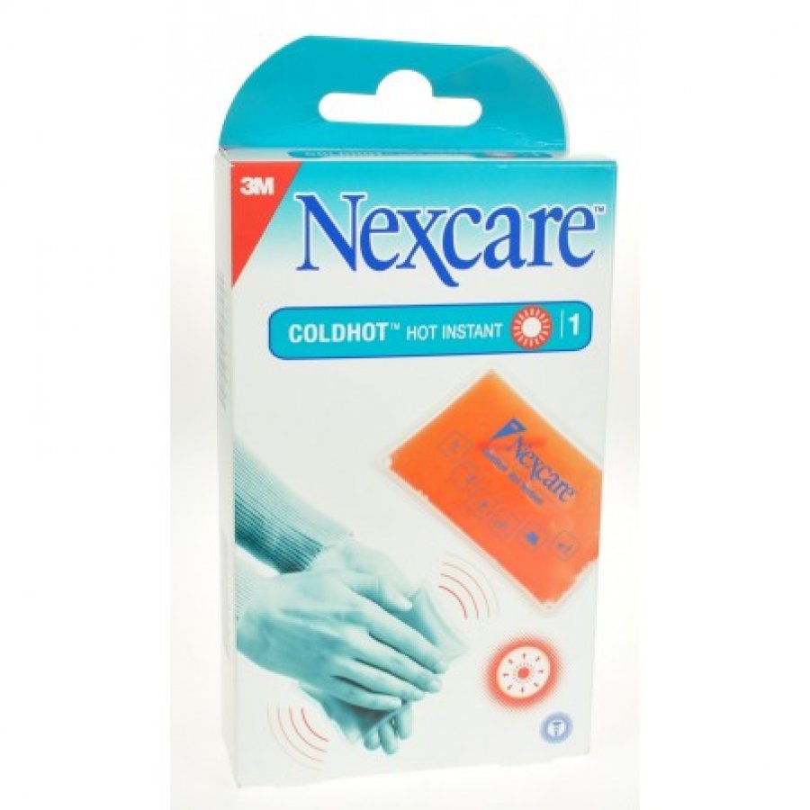 Nexcare Cuscino ColdHot Hot Istant 8x13cm 1 Pezzo - Cuscinetto in Gel Riutilizzabile