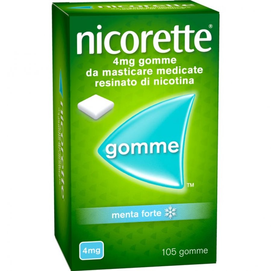 Nicorette - 105 Gomme Masticabili 4mg Menta